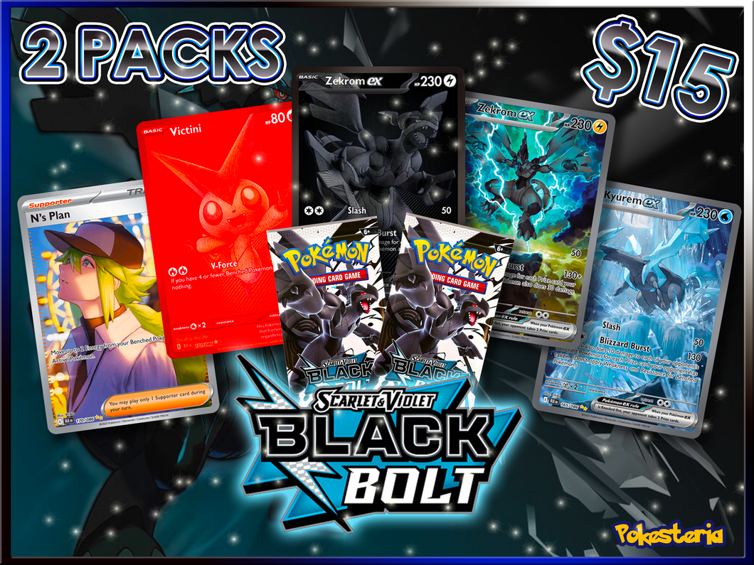 Black Bolt 2x Packs (English Version)(Personal Break)