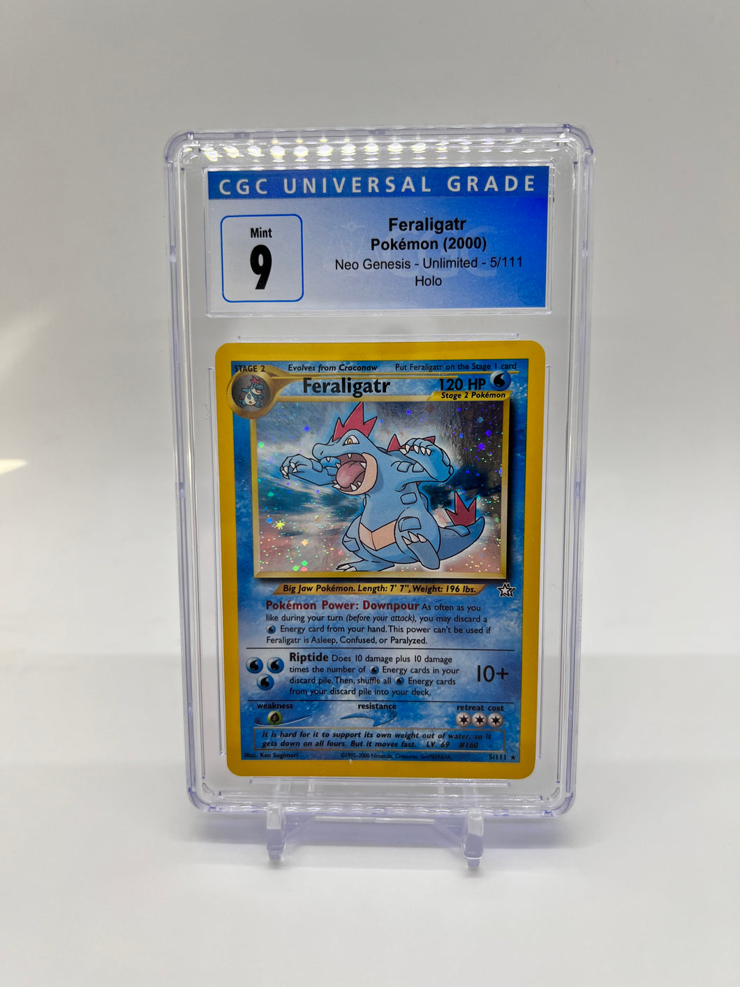 Feraligatr, Neo Genesis, English Pokemon - Graded Card