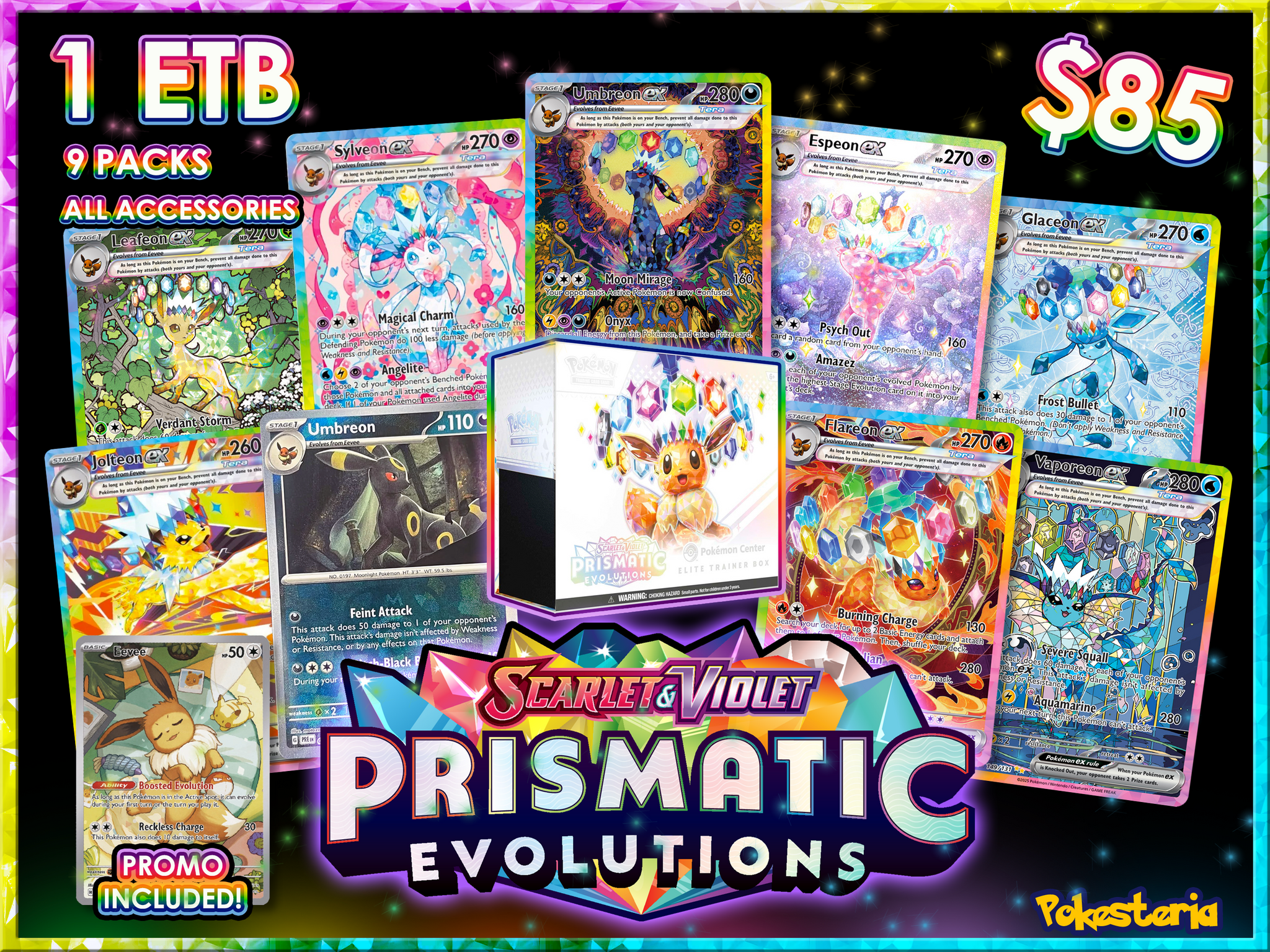 Prismatic Evolutions ETB (English Version)(Personal Break